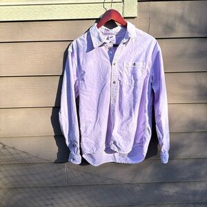 Nike Men's Lavender Casual Button Down Shirt